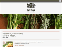 Tablet Screenshot of larkcreek.com